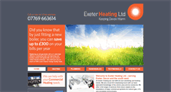 Desktop Screenshot of exeterheating.co.uk